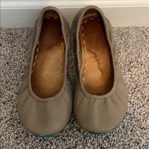 Taupe Tieks Flats Size 6